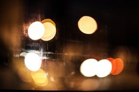 bokeh night lights