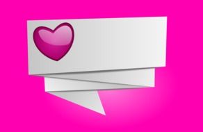 valentine heart pink