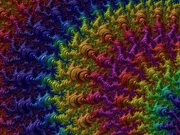 fractal art design colorful