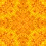 background with abstract yellow floral pattern