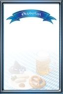 background with Oktoberfest theme