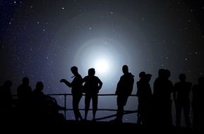 group of human near the railing