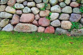 stone wall stones background