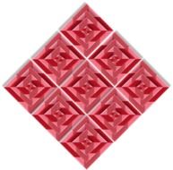 fabric 3d geometric design pattern