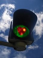 traffic lights green heart love