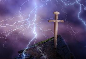 excalibur and lightning