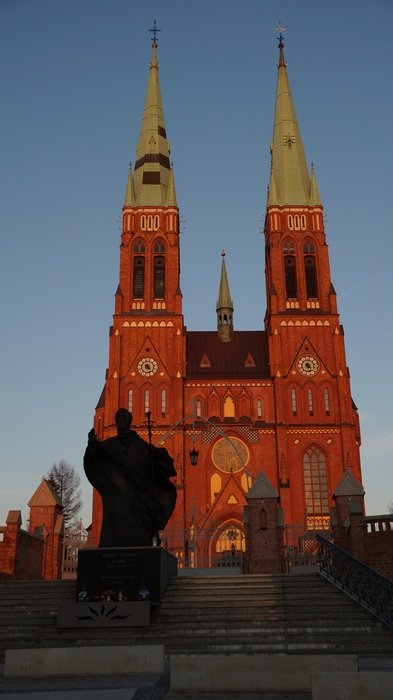 Photo of Basilica church at sunset