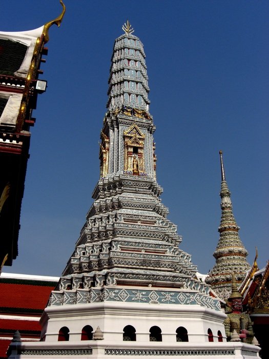 building of the royal palace at blue sky background in Bangkok