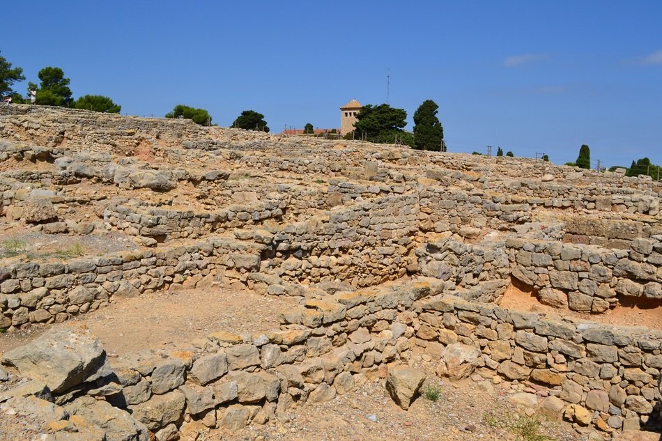 ruins of Emp&uacute;ries in Spain