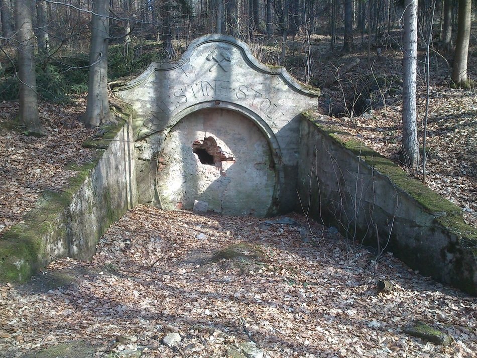 closed mine monument