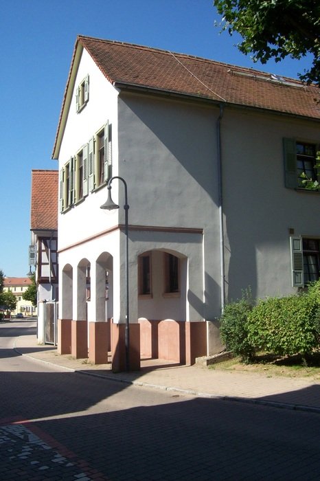 Old barracks near the road