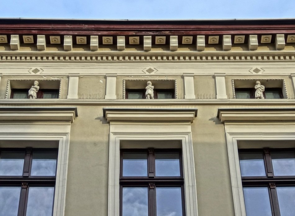 architecture of the city Bydgoszcz close up