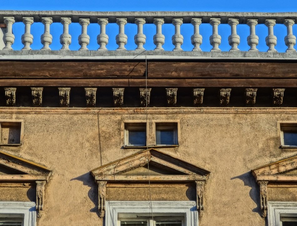 roof with parapet in bydgoszcz
