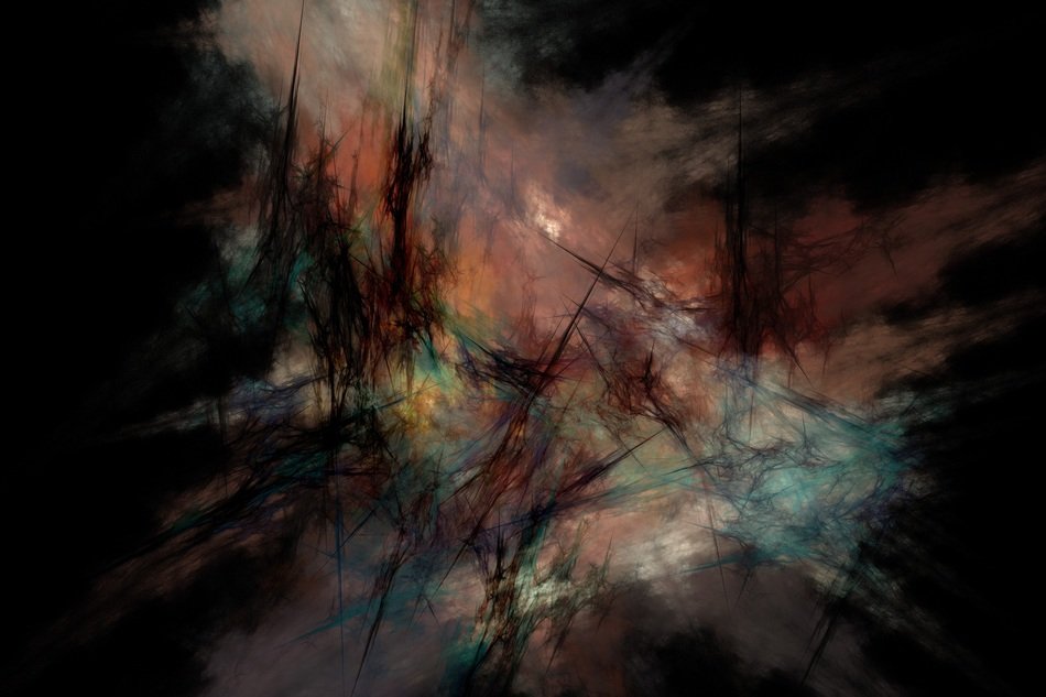 abstract fractal digital backdrop