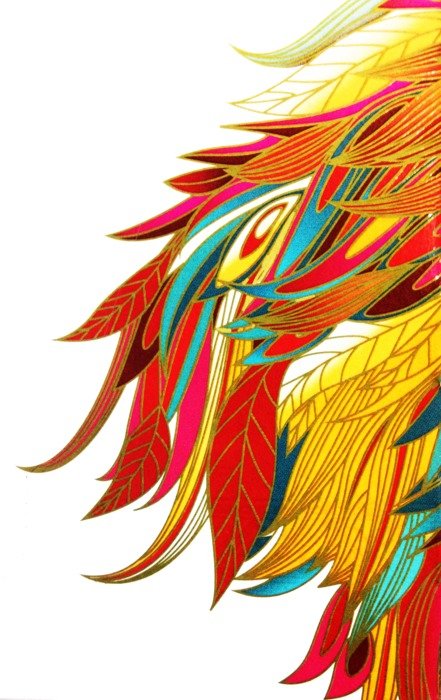abstract african feathers patterns
