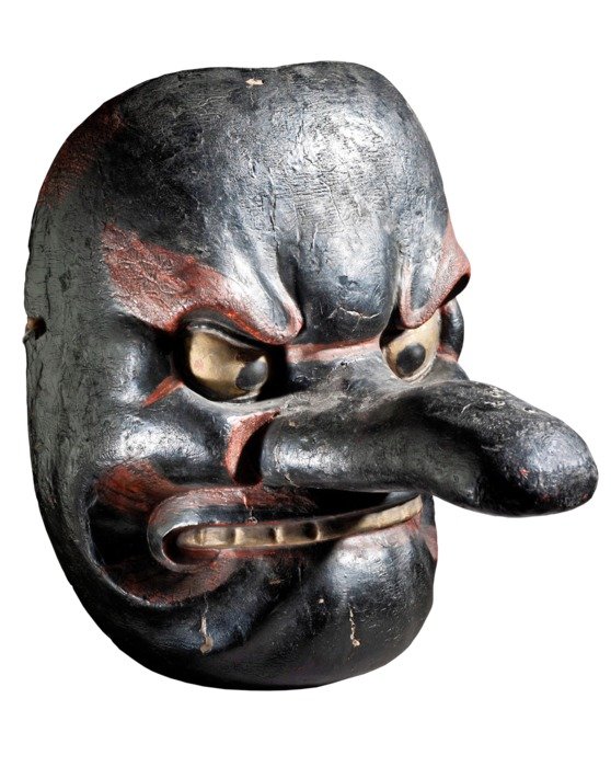 hanging mask japan scary