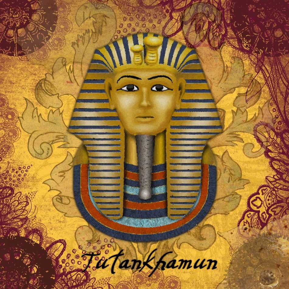 tutankhamun vintage scrapbook old