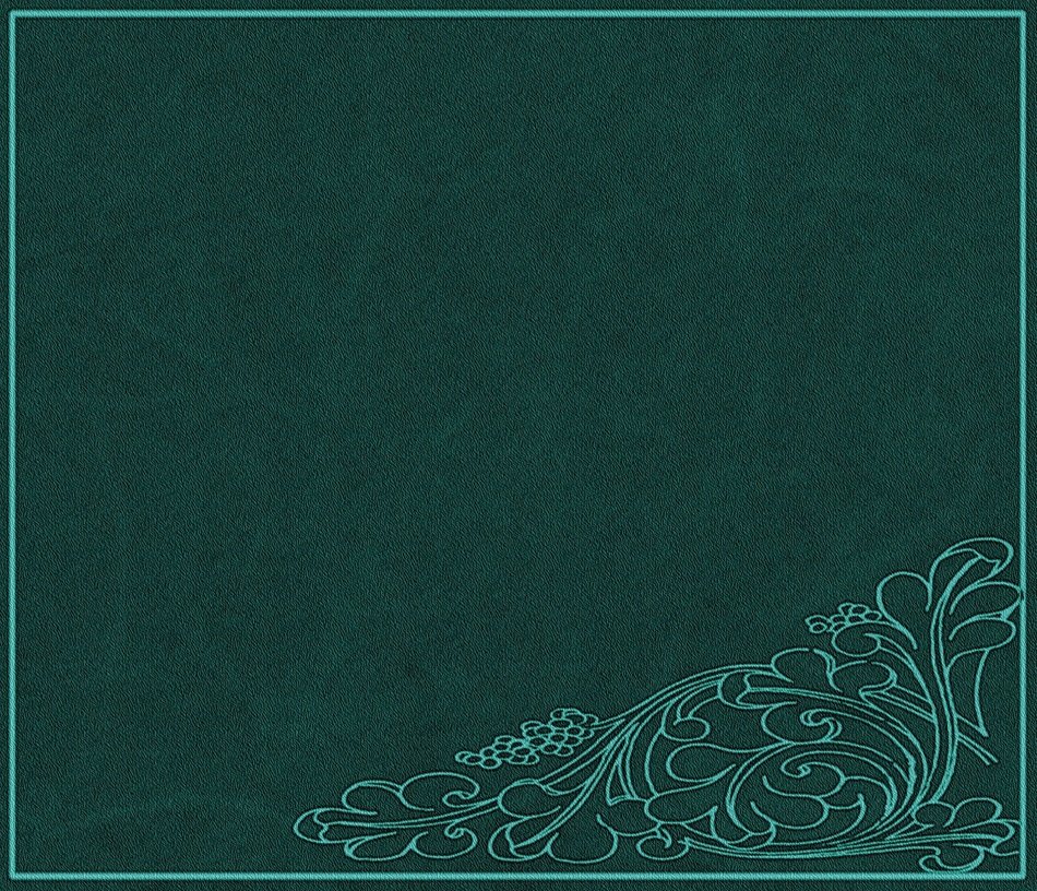 teal background swirl design