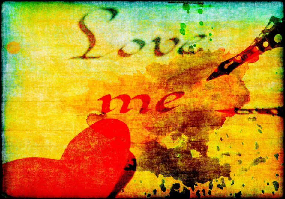 dirty dirt spot love heart