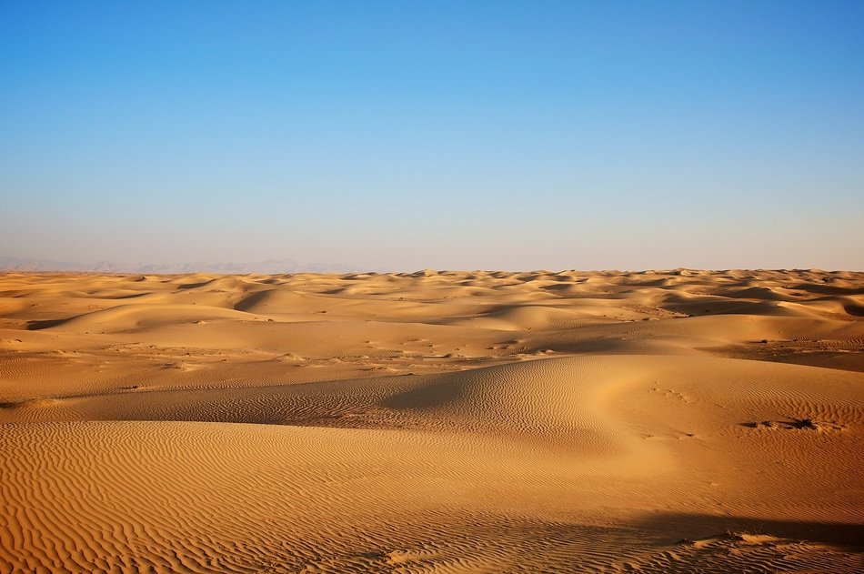 landscape desert clear viewsand