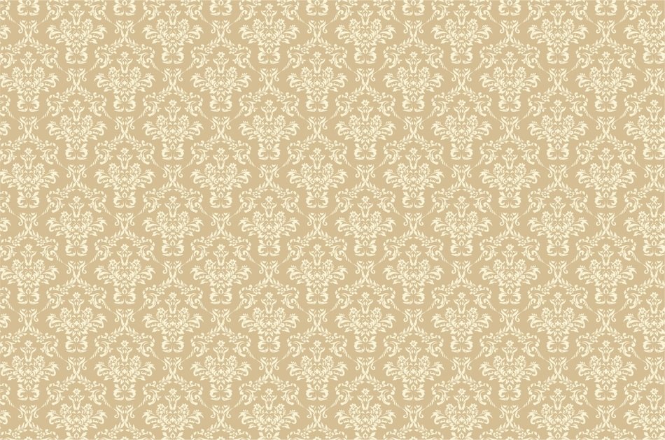 damask pattern background beige