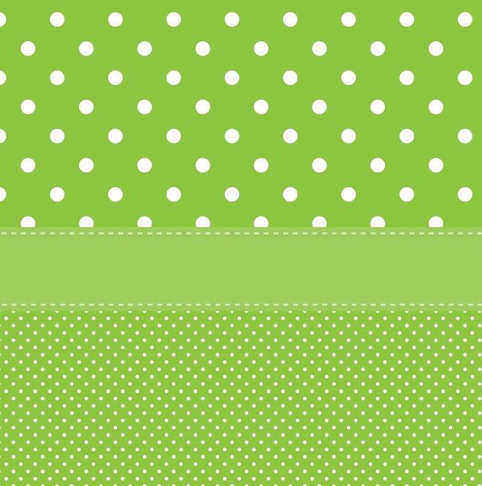 polka dots green white spots