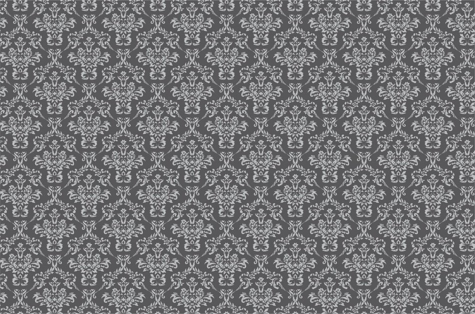 damask pattern background grey