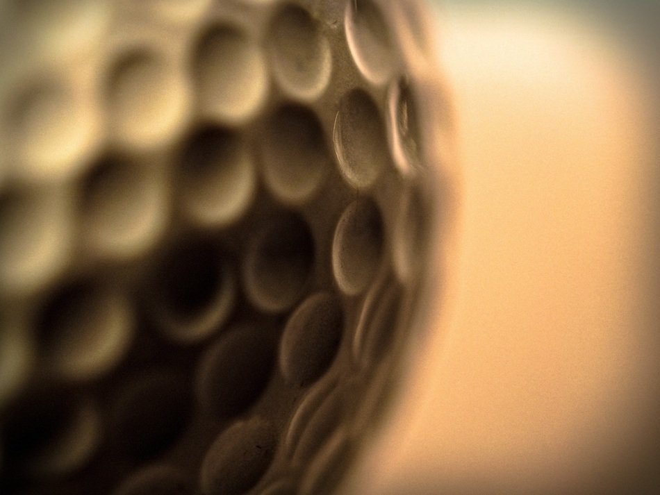 golf ball abstract