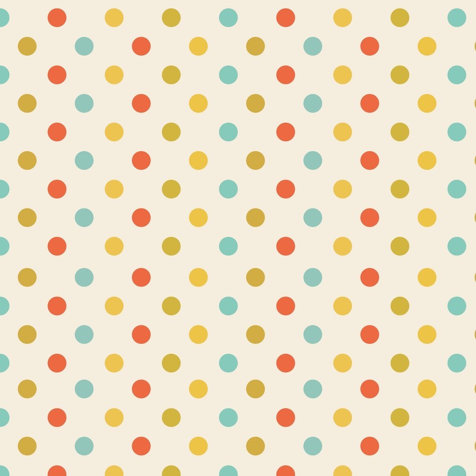 polka dots spots vintage