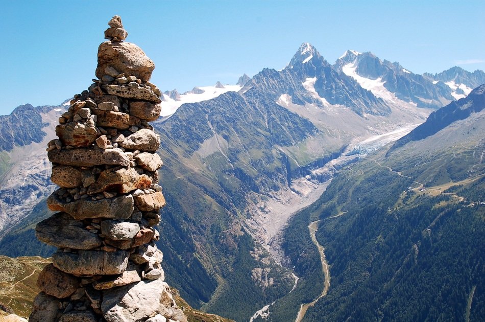 nature landscape mountain monolith