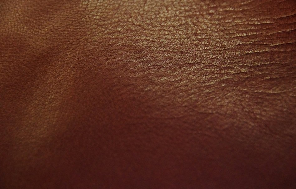 leather brown red
