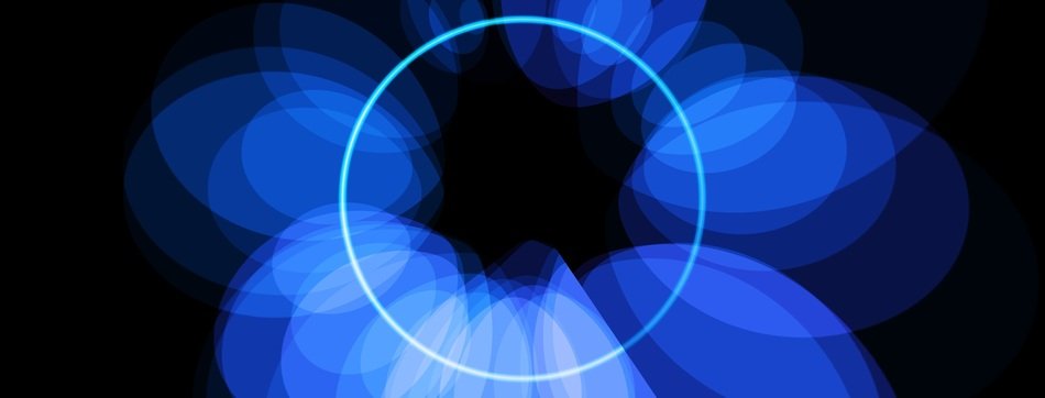 blurred image of blue petals