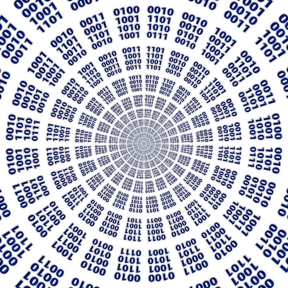 binary null one figure abstract