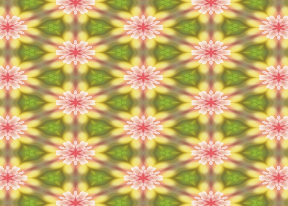 kaleidoscope digital art structure