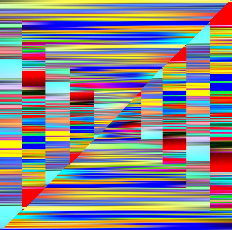 chaos creative abstract streaks