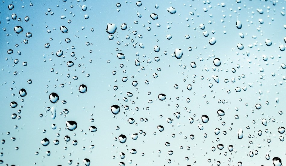rain after the a drop of
