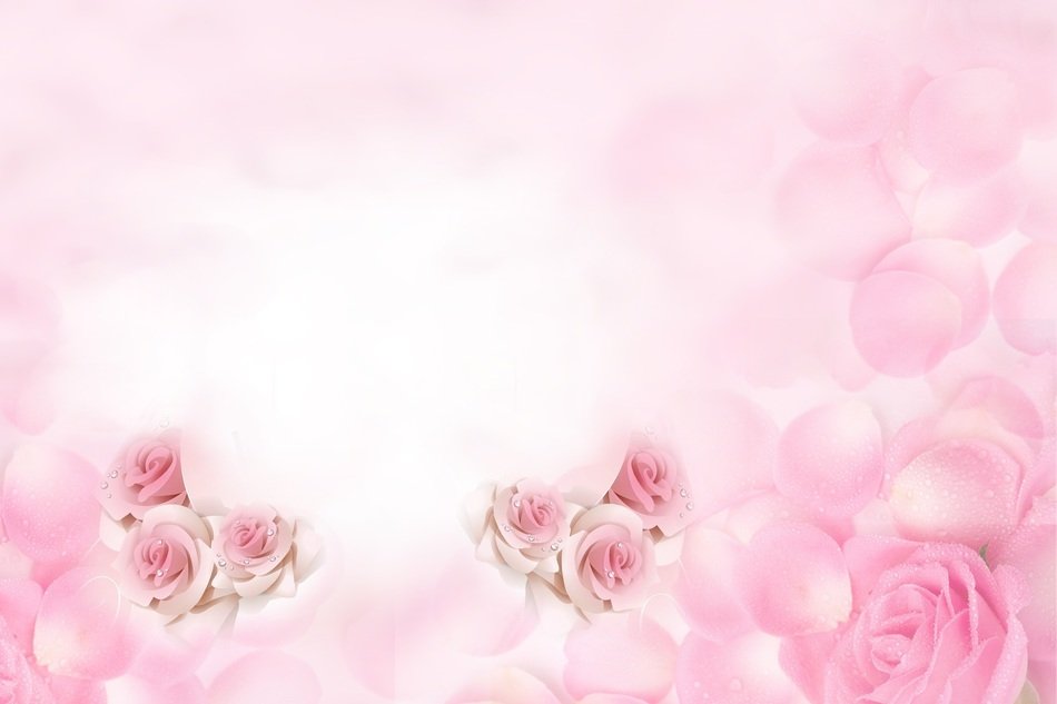 poster with the image of roses buds