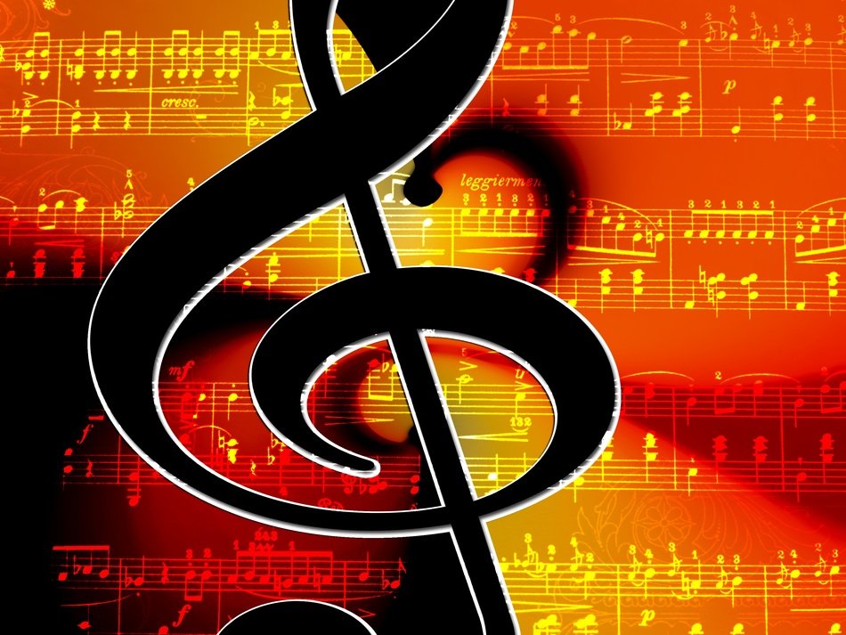 clef music lines notenblatt