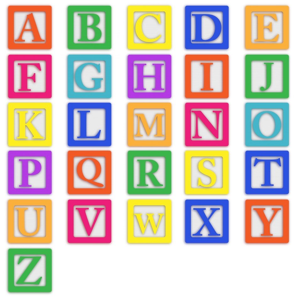 baby blocks alphabet abc letters
