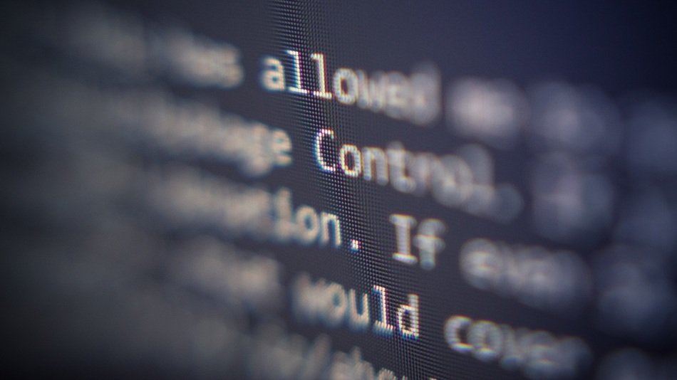 screen macro typography pixels