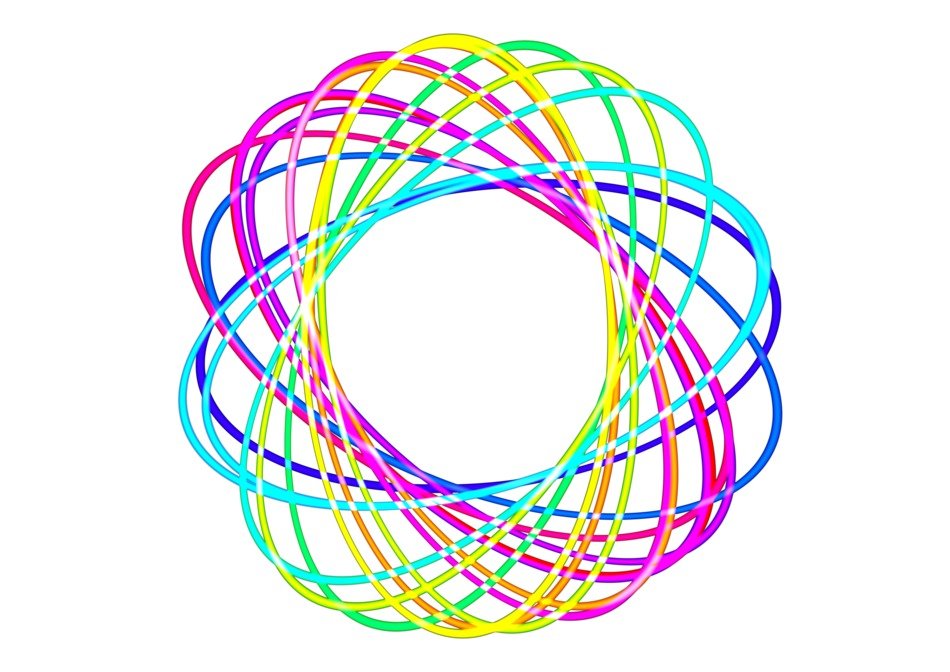 tangle circle background abstract