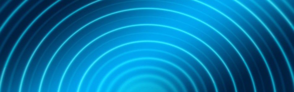 background pattern of blue archs