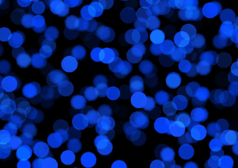 bokeh out of focus blue background