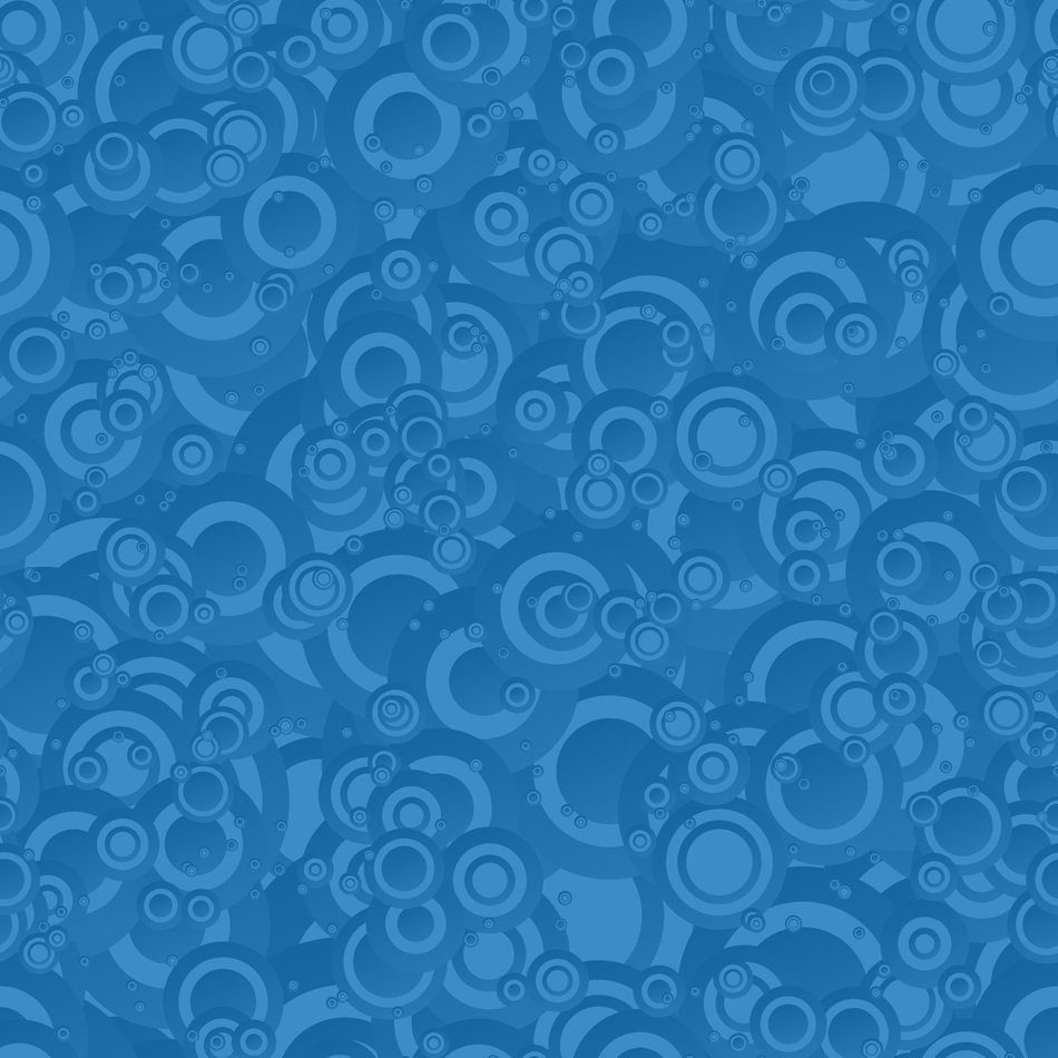 blue circle pattern seamless