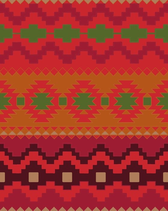 textile design in the style of geometry