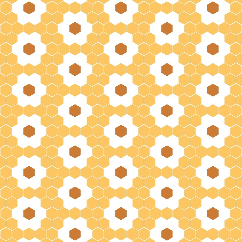 hexagon honeycomb pattern design