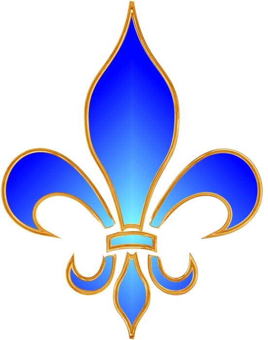fleur symbol design vintage de