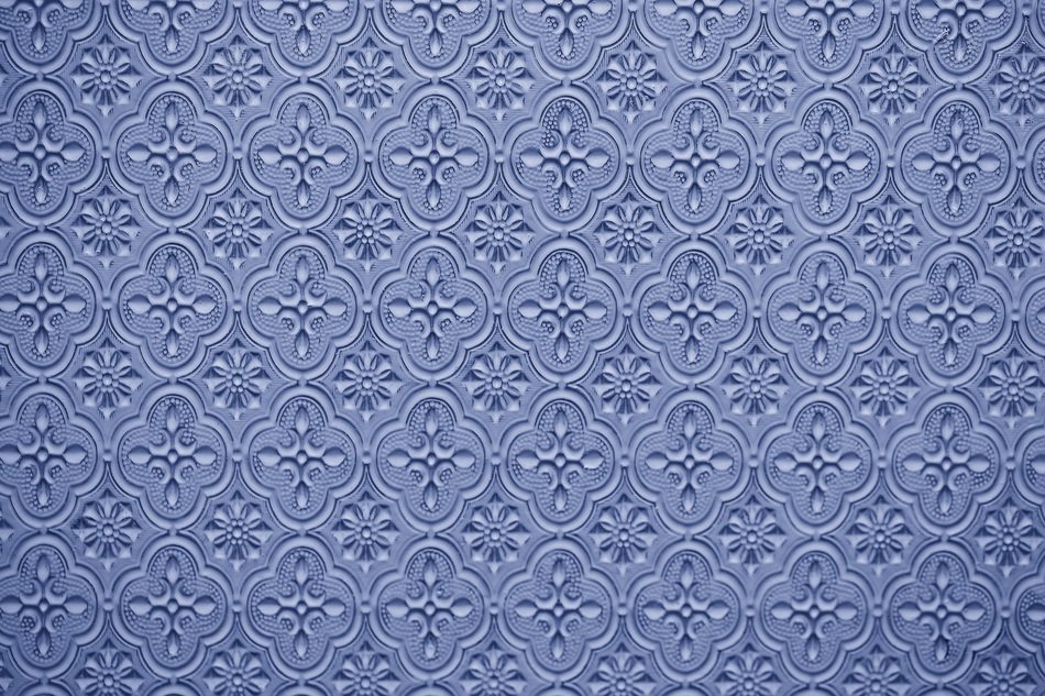 classic ornament in blue color