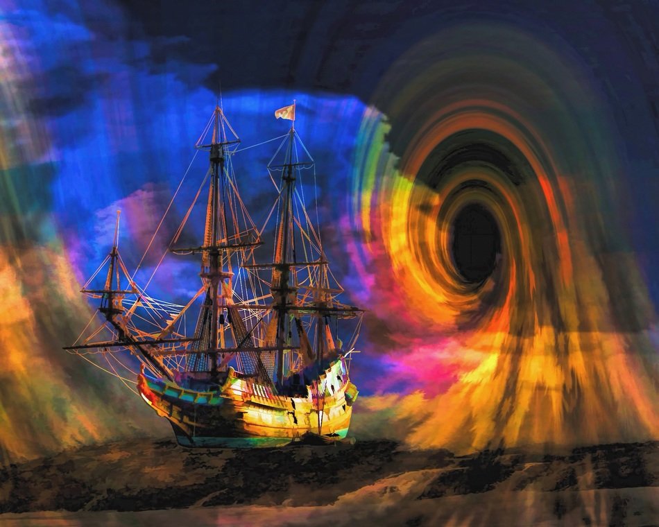 backdrop background ship abstract