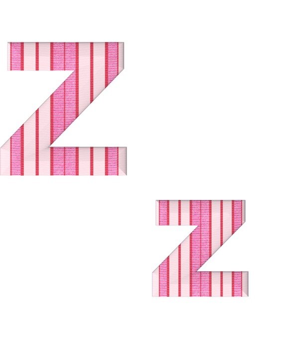 abc alphabet z fabric stripes